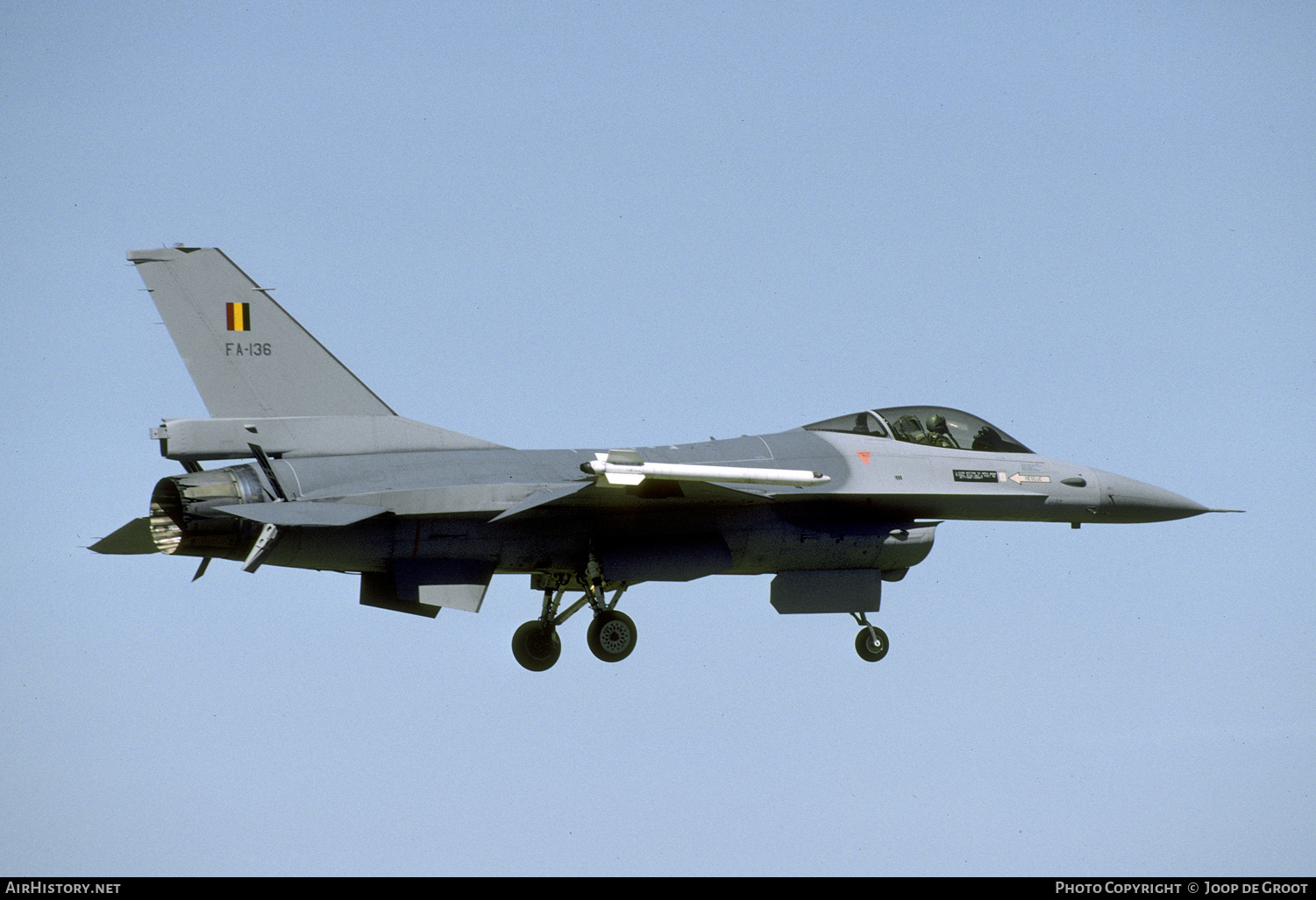 Aircraft Photo of FA136 | General Dynamics F-16A Fighting Falcon | Belgium - Air Force | AirHistory.net #253422