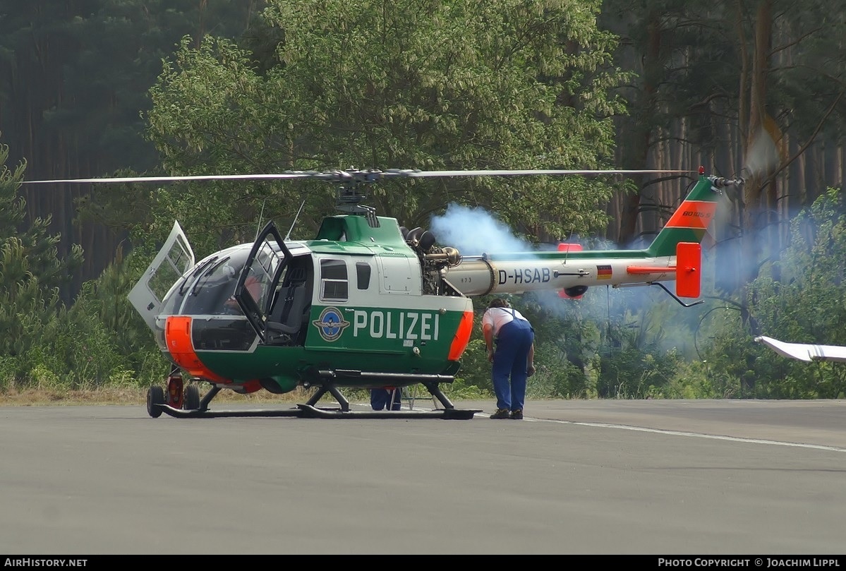 Aircraft Photo of D-HSAB | MBB BO-105CBS-4 | Polizei Sachsen-Anhalt | AirHistory.net #253446