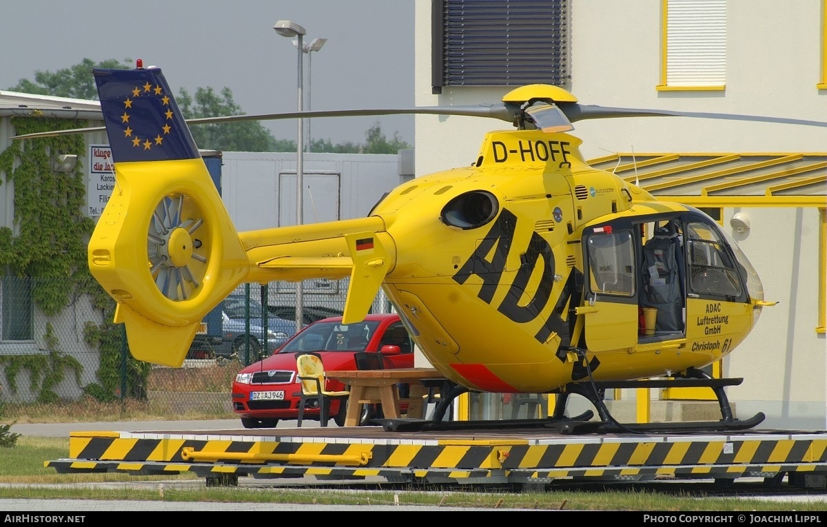 Aircraft Photo of D-HOFF | Eurocopter EC-135P-2 | ADAC Luftrettung | AirHistory.net #253470