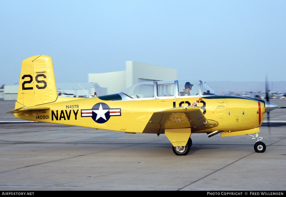 Aircraft Photo of N45TB / 140901 | Beech T-34B Mentor (D45) | USA - Navy | AirHistory.net #253481