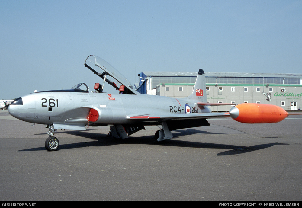 Aircraft Photo of G-TBRD / 21261 | Canadair CT-133 Silver Star 3 | Canada - Air Force | AirHistory.net #253490