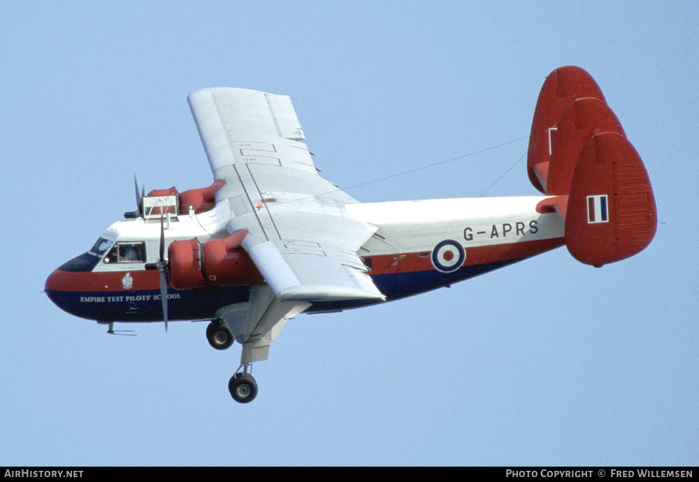 Aircraft Photo of G-APRS | Scottish Aviation Twin Pioneer Series 3 | UK - Air Force | AirHistory.net #253492