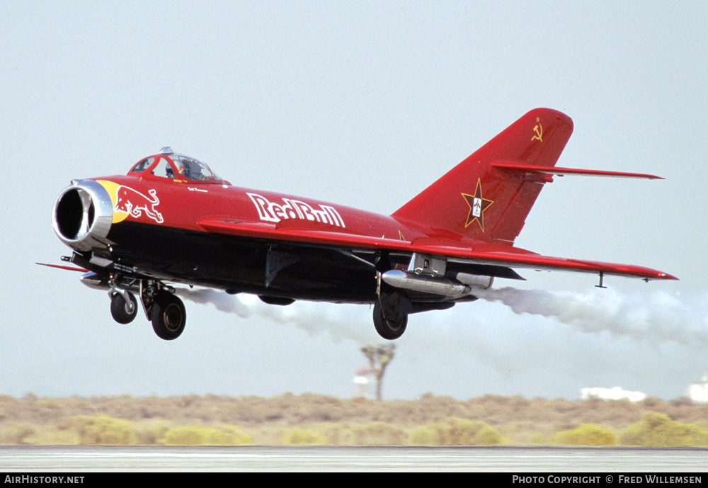 Aircraft Photo of N117BR / NX117BR | PZL-Mielec Lim-5 (MiG-17F) | Red Bull | AirHistory.net #253520