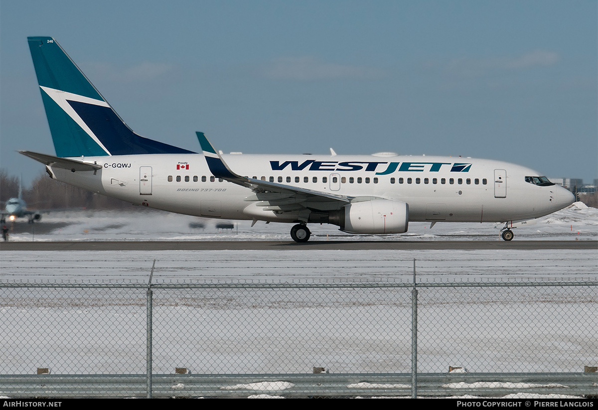 Aircraft Photo of C-GQWJ | Boeing 737-7CT | WestJet | AirHistory.net #253527