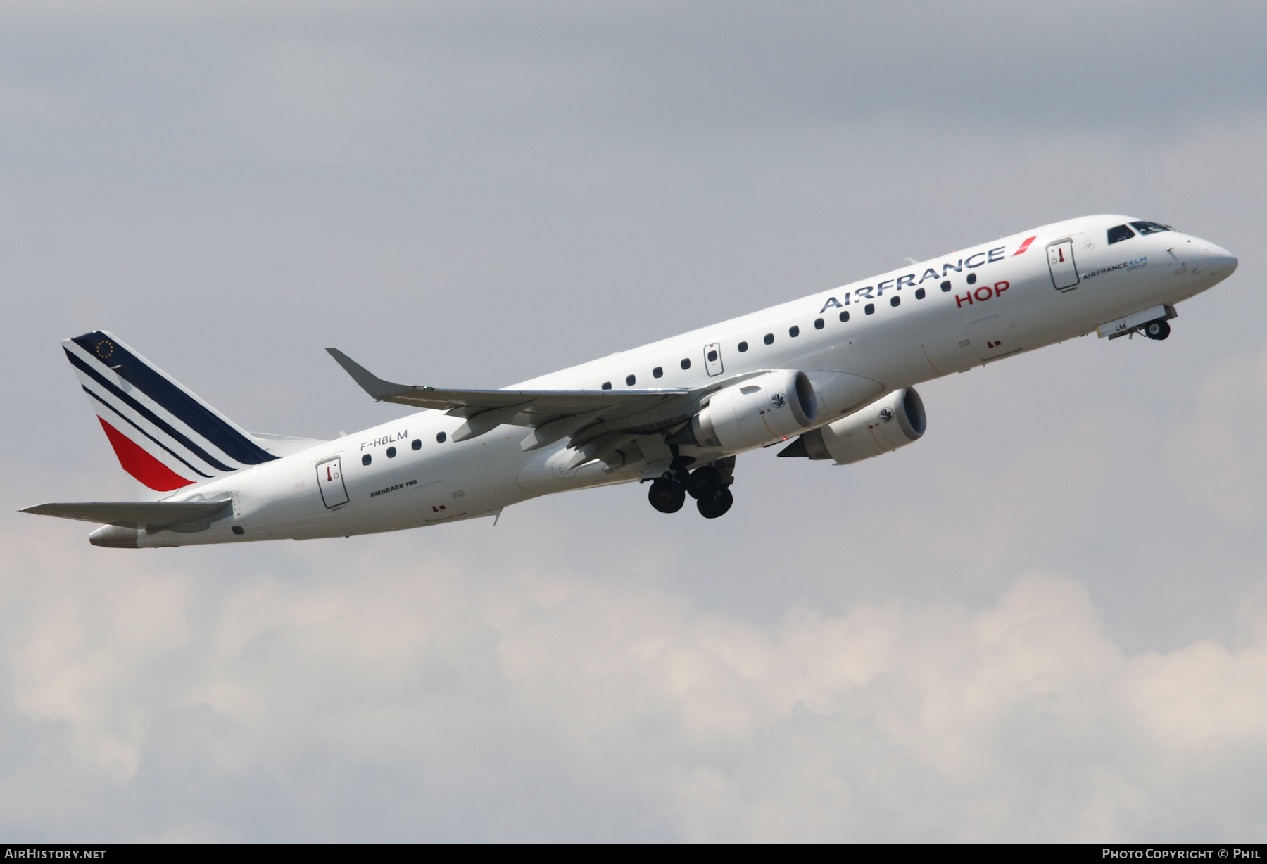 Aircraft Photo of F-HBLM | Embraer 190STD (ERJ-190-100STD) | Air France | AirHistory.net #253532