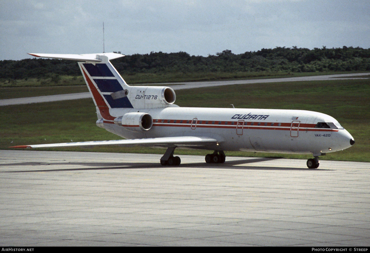 Aircraft Photo of CU-T1278 | Yakovlev Yak-42D | Cubana | AirHistory.net #253539