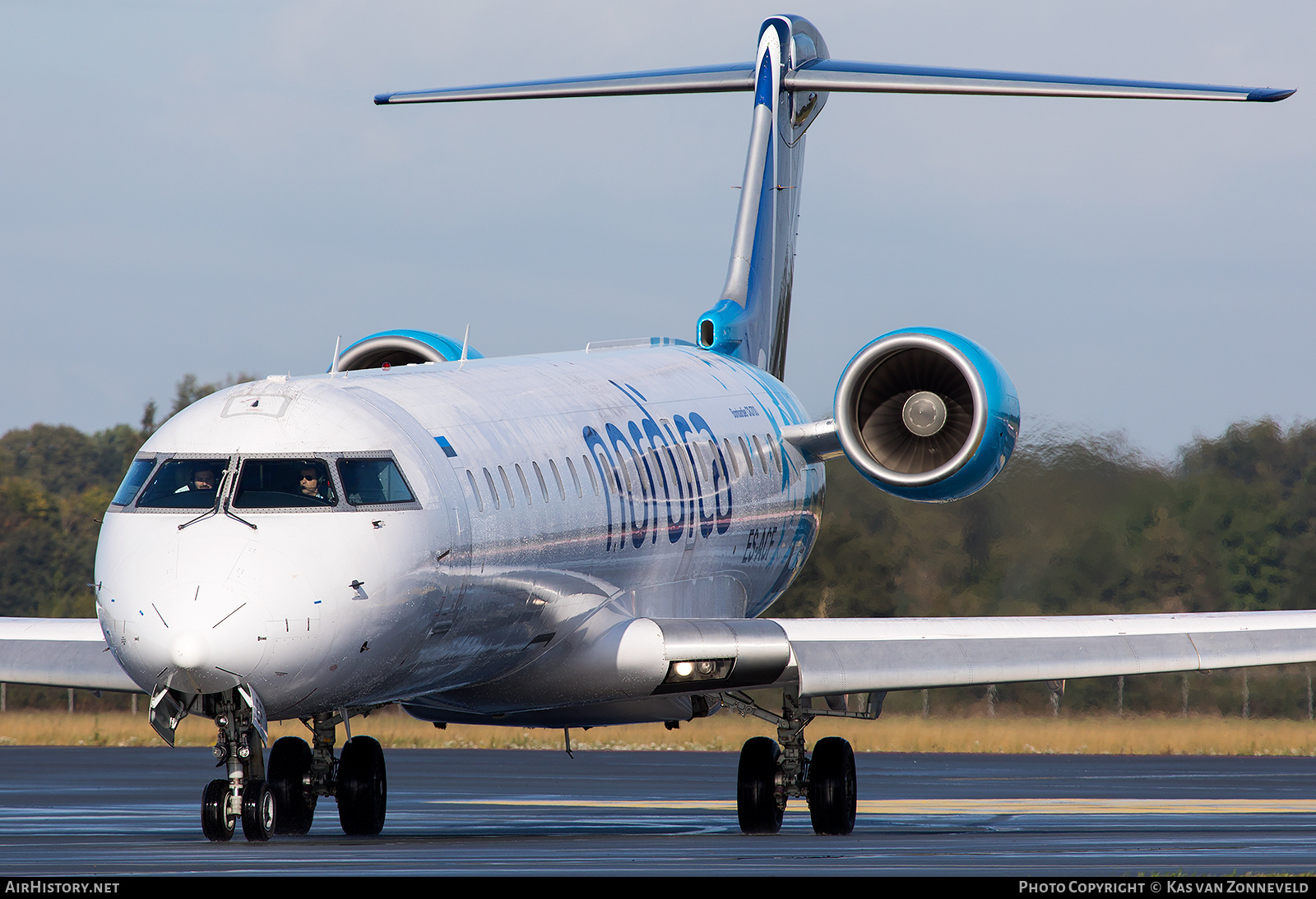 Aircraft Photo of ES-ACF | Bombardier CRJ-701ER (CL-600-2C10) | Nordica | AirHistory.net #253565