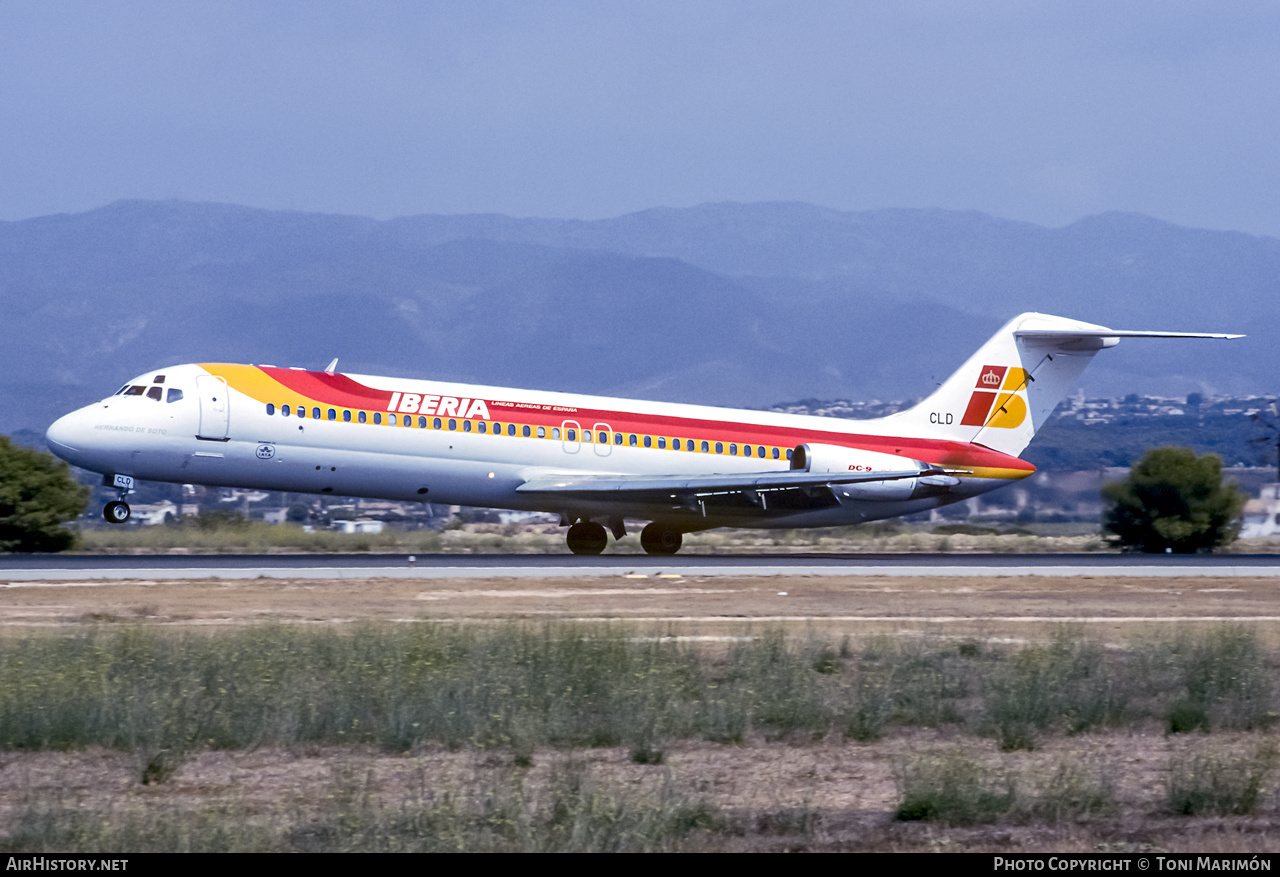 Aircraft Photo of EC-CLD | McDonnell Douglas DC-9-32 | Iberia | AirHistory.net #253610