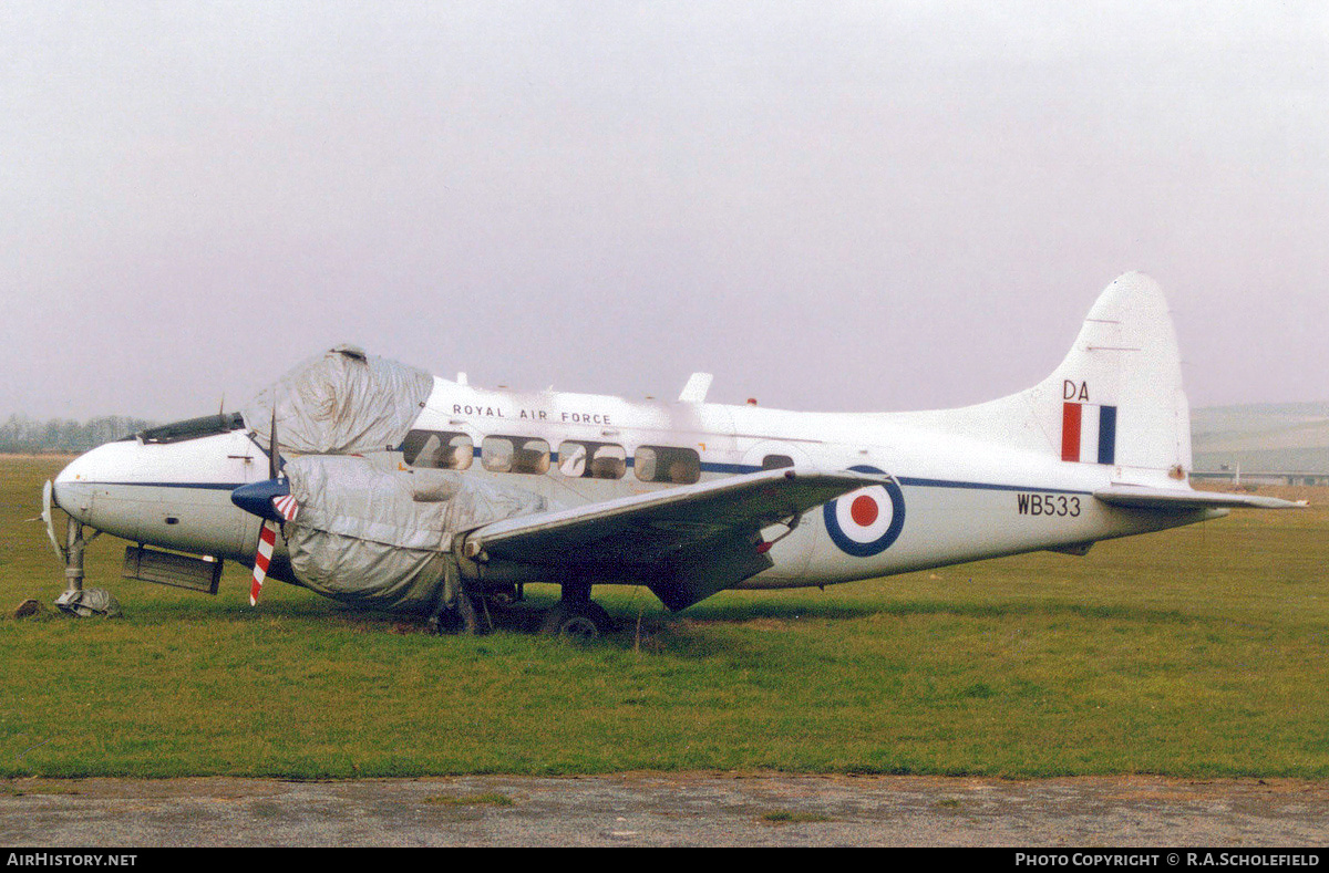 Aircraft Photo of G-DEVN / WB533 | De Havilland D.H. 104 Devon C2/2 | UK - Air Force | AirHistory.net #253615