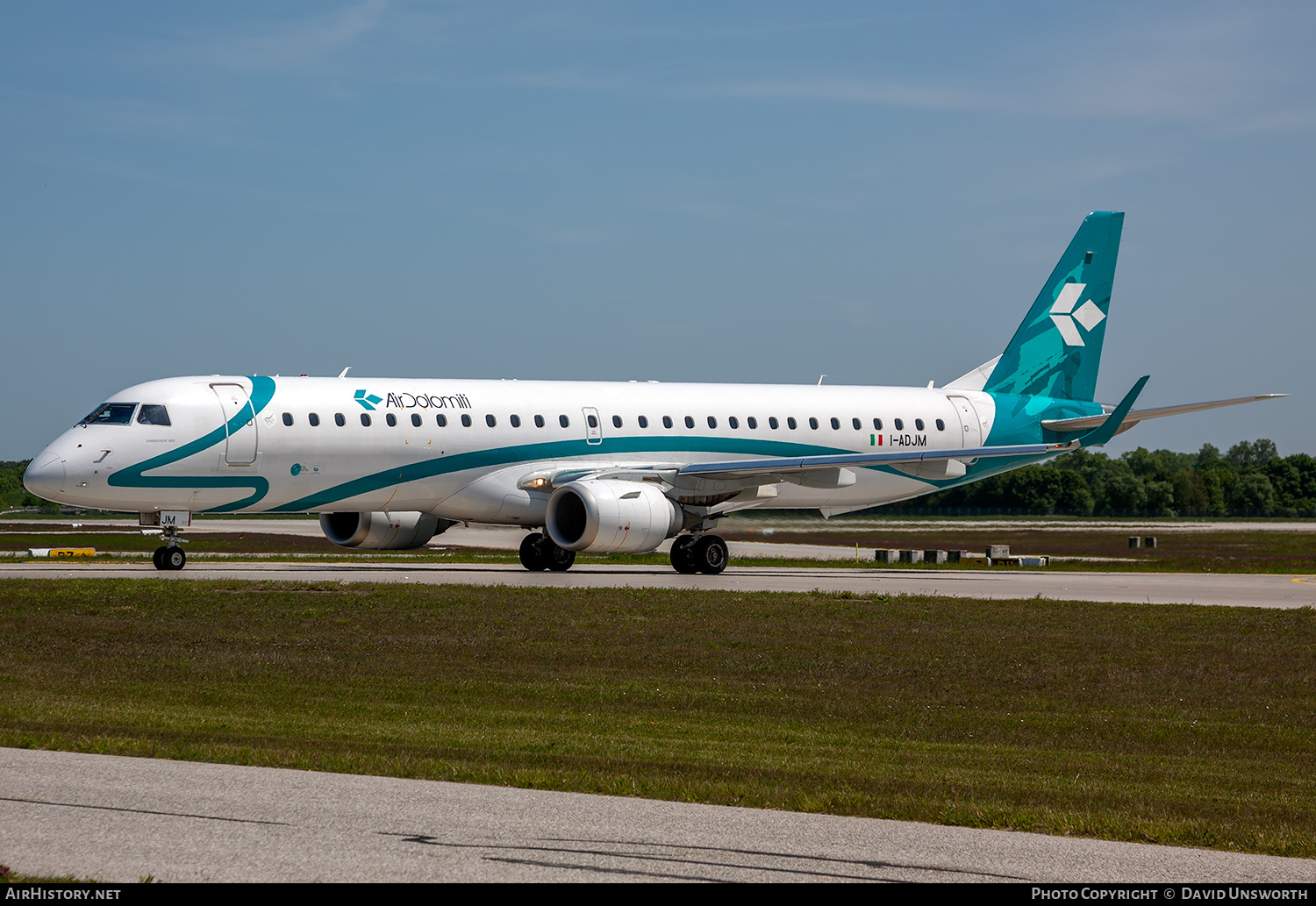 Aircraft Photo of I-ADJM | Embraer 195LR (ERJ-190-200LR) | Air Dolomiti | AirHistory.net #253628