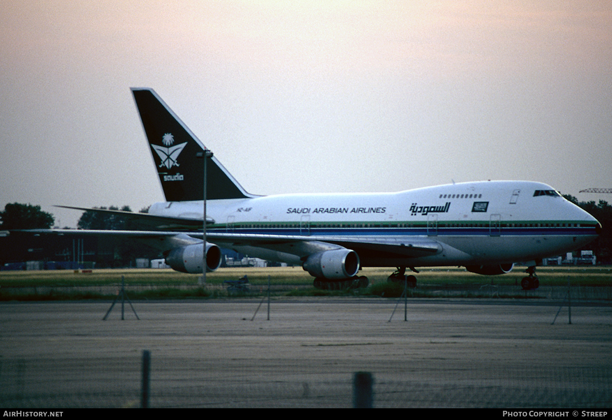 Aircraft Photo of HZ-AIF | Boeing 747SP-68 | Saudia - Saudi Arabian Royal Flight | AirHistory.net #253642
