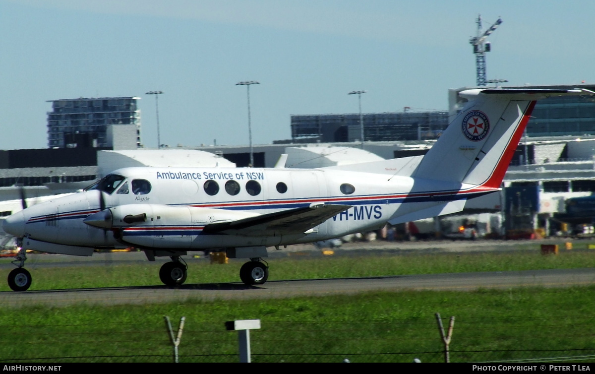 Aircraft Photo of VH-MVS | Raytheon B200 King Air | Ambulance Service Of New South Wales | AirHistory.net #253650