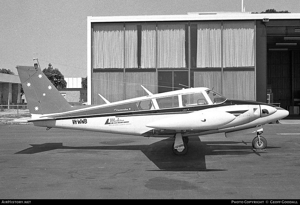 Aircraft Photo of VH-WWB | Piper PA-30-160 Twin Comanche B | Murchison Air Charter | AirHistory.net #253662