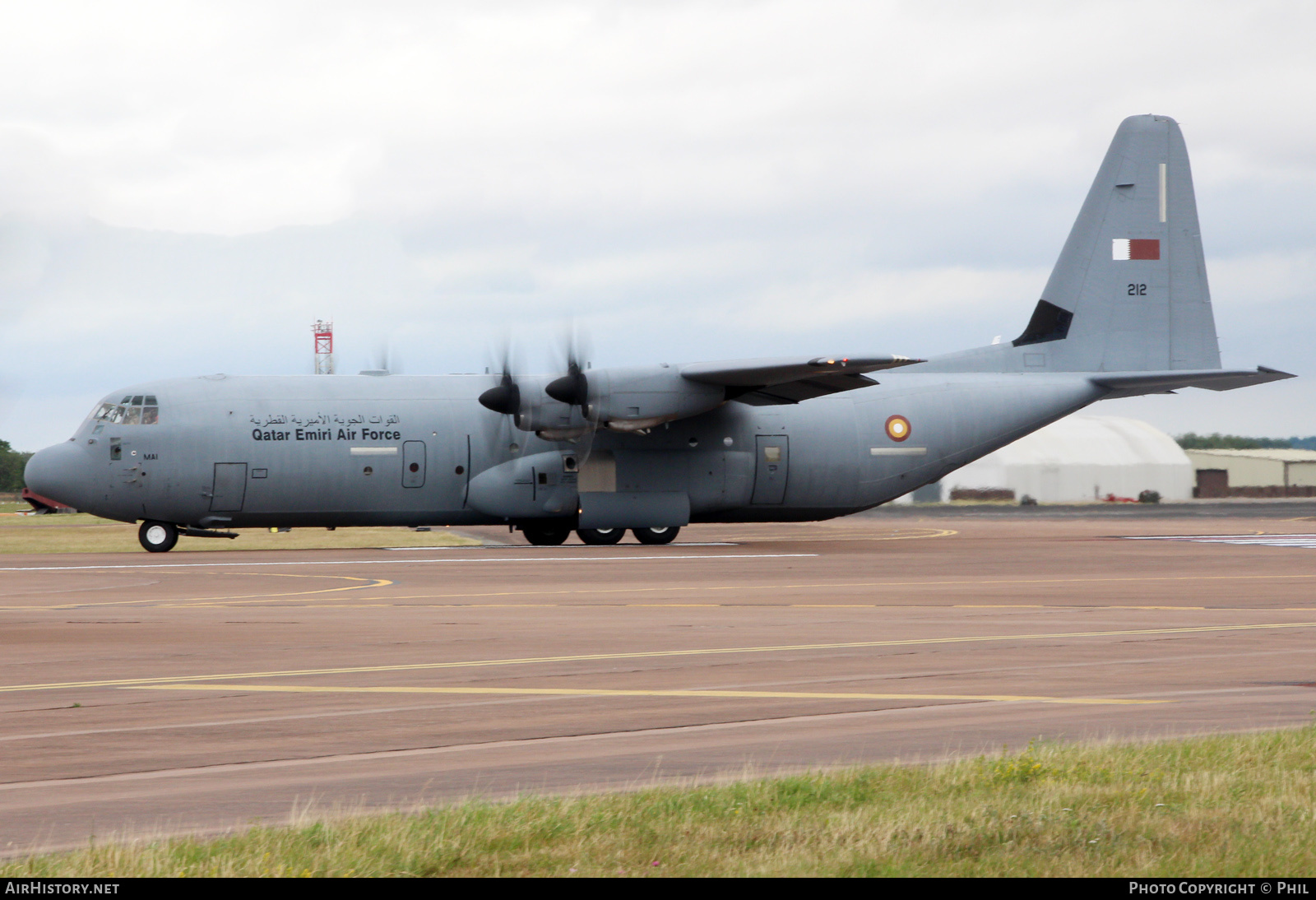 Aircraft Photo of 212 | Lockheed Martin C-130J-30 Hercules | Qatar - Air Force | AirHistory.net #253676