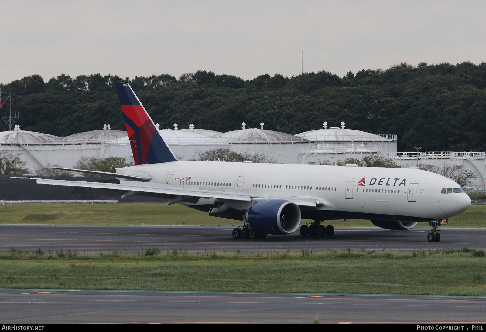 Aircraft Photo of N706DN | Boeing 777-232/LR | Delta Air Lines | AirHistory.net #253716