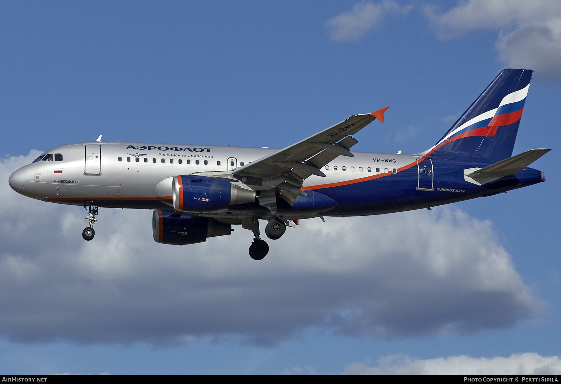 Aircraft Photo of VP-BWG | Airbus A319-111 | Aeroflot - Russian Airlines | AirHistory.net #253743