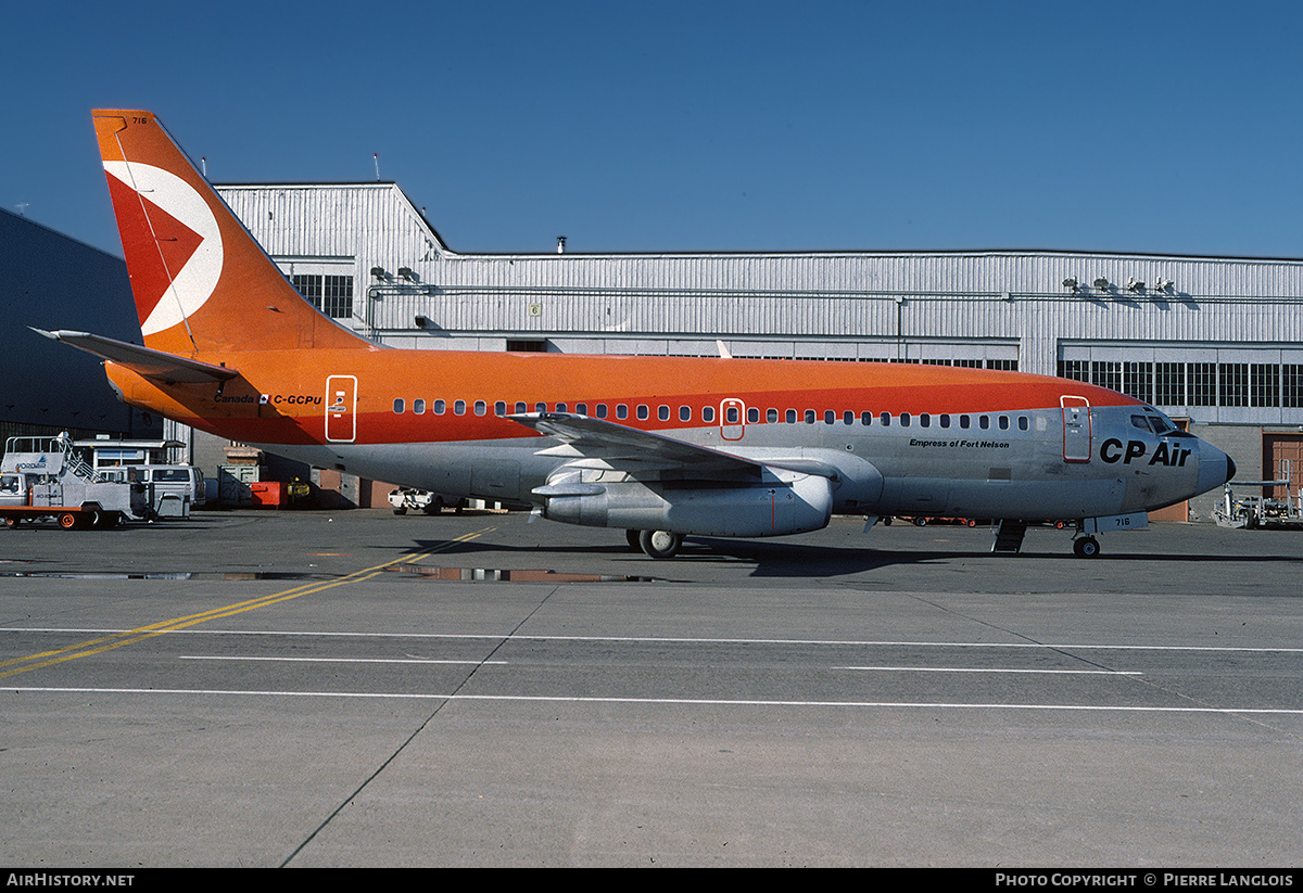 Aircraft Photo of C-GCPU | Boeing 737-217/Adv | CP Air | AirHistory.net #253746