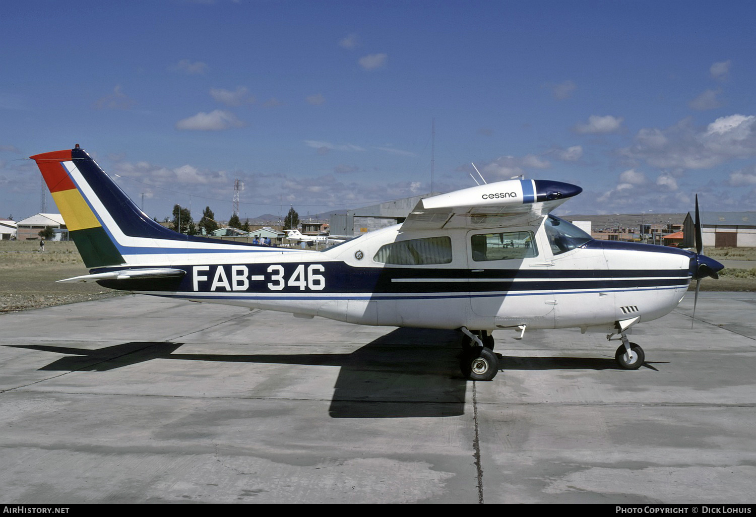 Aircraft Photo of FAB-346 | Cessna 210L Centurion | Bolivia - Air Force | AirHistory.net #253749