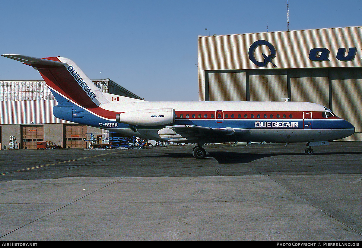 Aircraft Photo of C-GQBR | Fokker F28-1000 Fellowship | Quebecair | AirHistory.net #253759