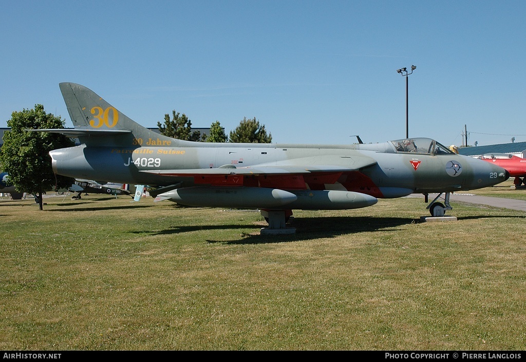 Aircraft Photo of J-4029 | Hawker Hunter F58 | Switzerland - Air Force | AirHistory.net #253763