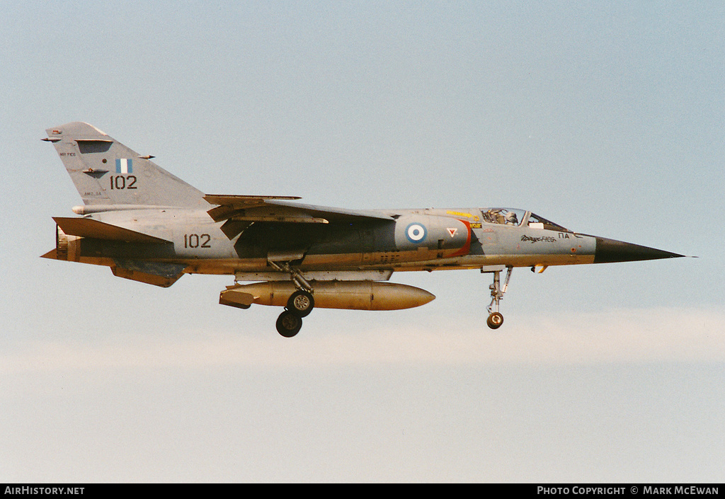 Aircraft Photo of 102 | Dassault Mirage F1CG | Greece - Air Force | AirHistory.net #253766