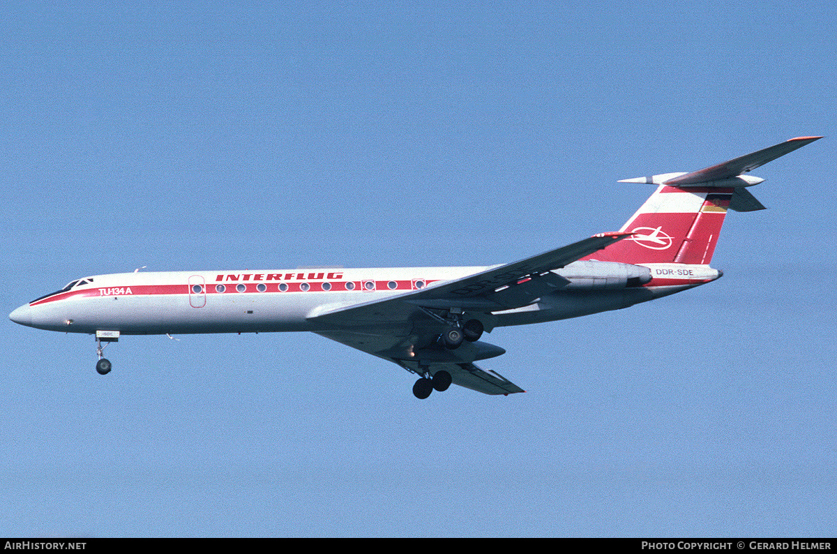 Aircraft Photo of DDR-SDE | Tupolev Tu-134AK | Interflug | AirHistory.net #253779