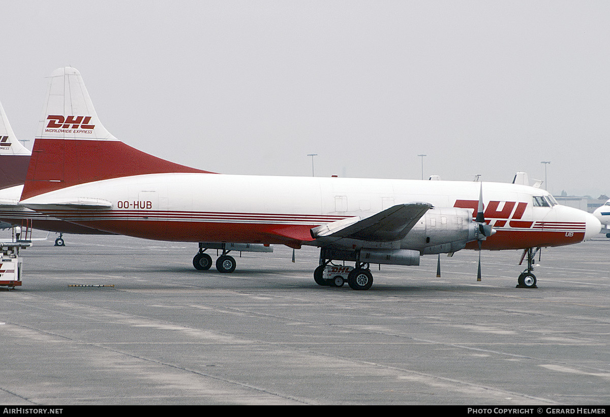Aircraft Photo of OO-HUB | Convair 580/F | DHL Worldwide Express | AirHistory.net #253802