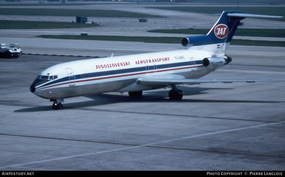 Aircraft Photo of YU-AKE | Boeing 727-2H9/Adv | JAT Yugoslav Airlines - Jugoslovenski Aerotransport | AirHistory.net #253836