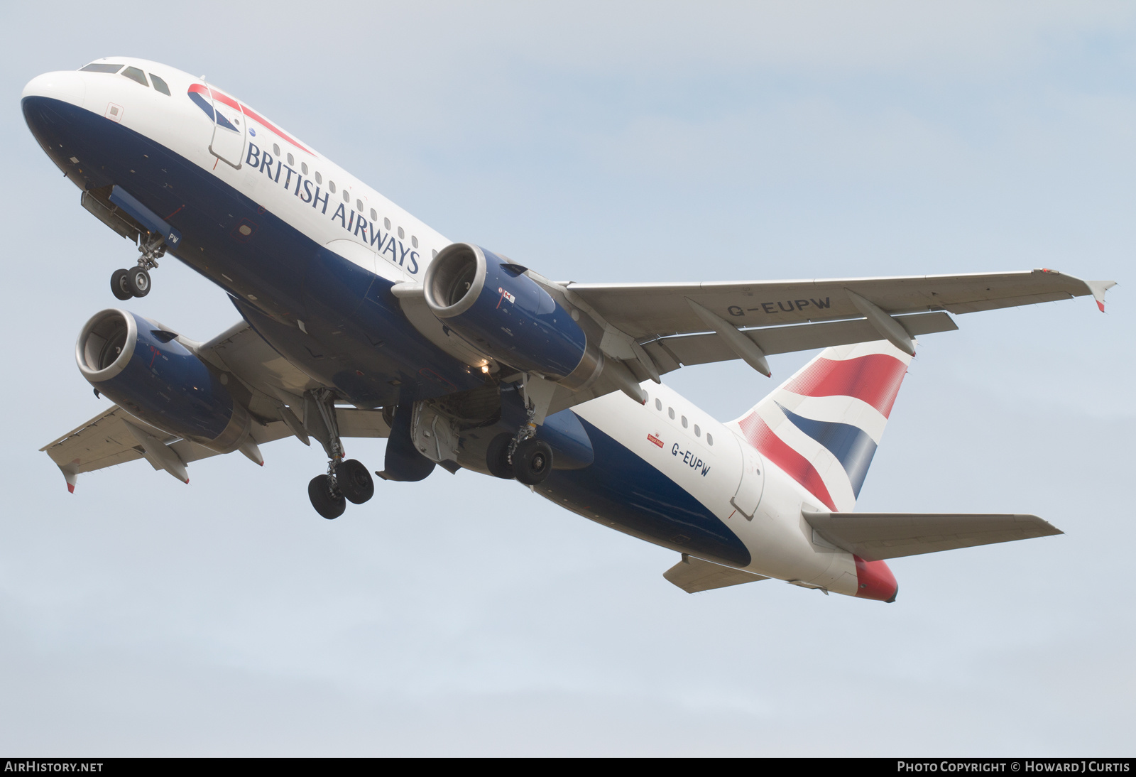 Aircraft Photo of G-EUPW | Airbus A319-131 | British Airways | AirHistory.net #253846