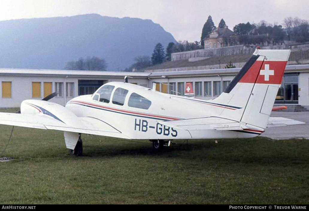 Aircraft Photo of HB-GBS | Beech B55 Baron (95-B55) | AirHistory.net #253877