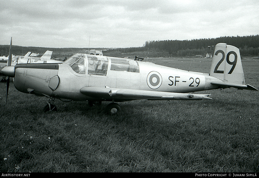 Aircraft Photo of SF-29 | Saab 91D Safir | Finland - Air Force | AirHistory.net #253882