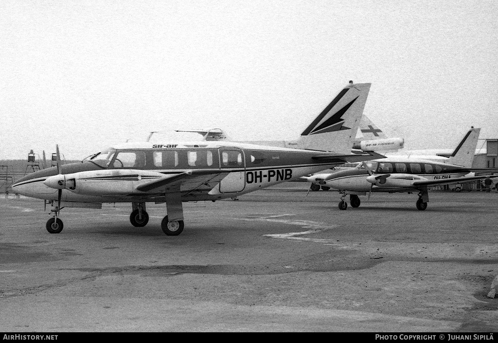 Aircraft Photo of OH-PNB | Piper PA-31-310 Navajo | Sir-Air | AirHistory.net #253885