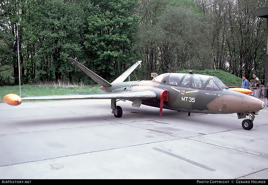 Aircraft Photo of MT35 | Fouga CM-170R Magister | Belgium - Air Force | AirHistory.net #253891