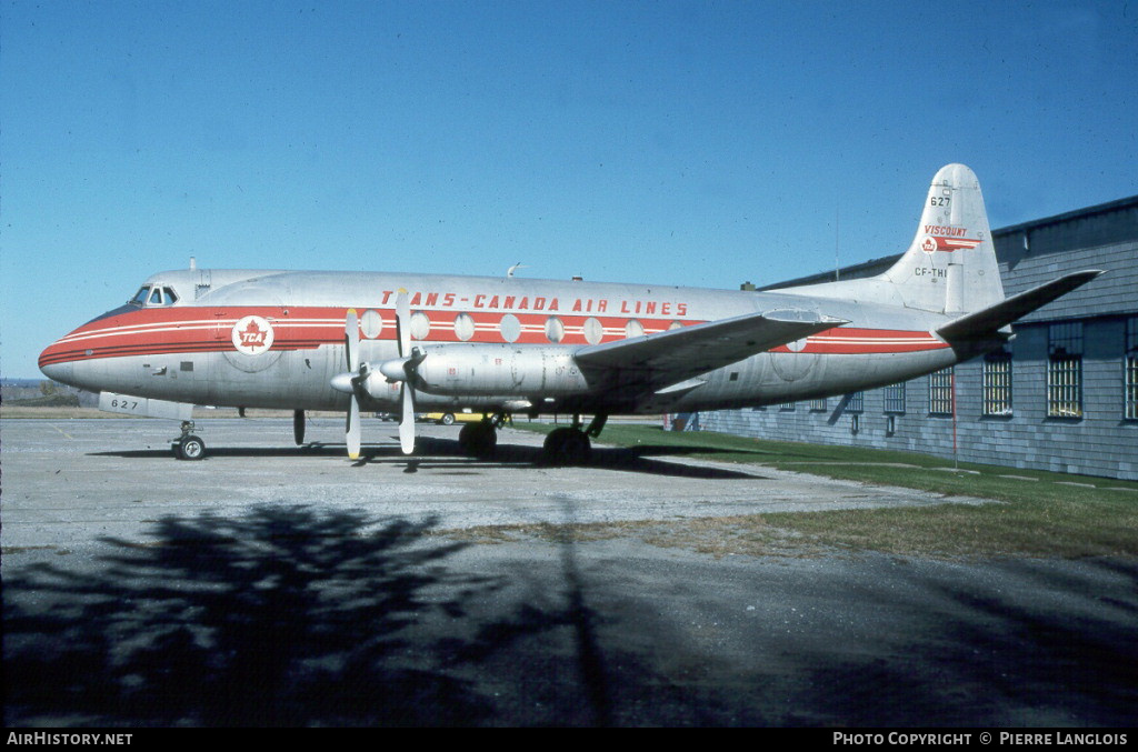 Aircraft Photo of CF-THI | Vickers 757 Viscount | Trans-Canada Air Lines - TCA | AirHistory.net #253895