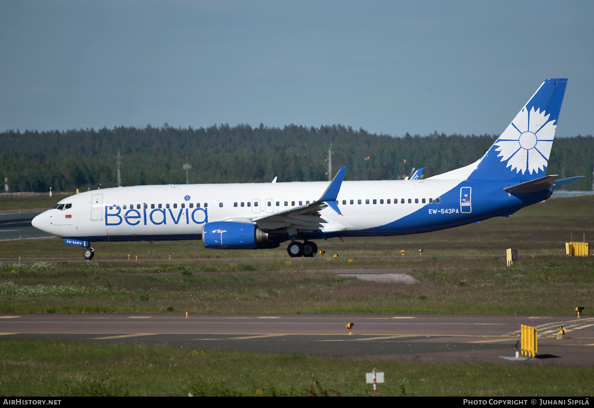Aircraft Photo of EW-543PA | Boeing 737-8K5 | Belavia | AirHistory.net #253922
