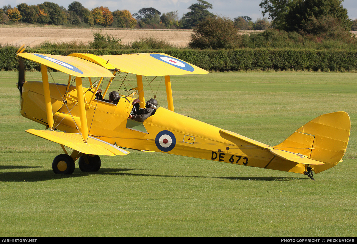 Aircraft Photo of G-ADNZ / DE673 | De Havilland D.H. 82A Tiger Moth II | UK - Air Force | AirHistory.net #253935