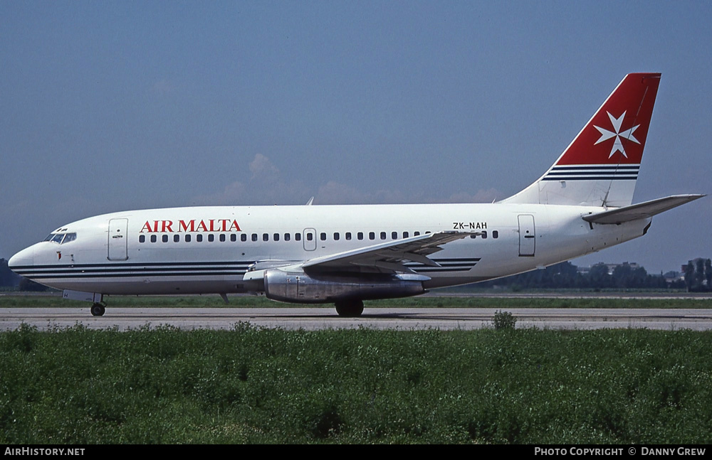Aircraft Photo of ZK-NAH | Boeing 737-2Y5/Adv | Air Malta | AirHistory.net #253951