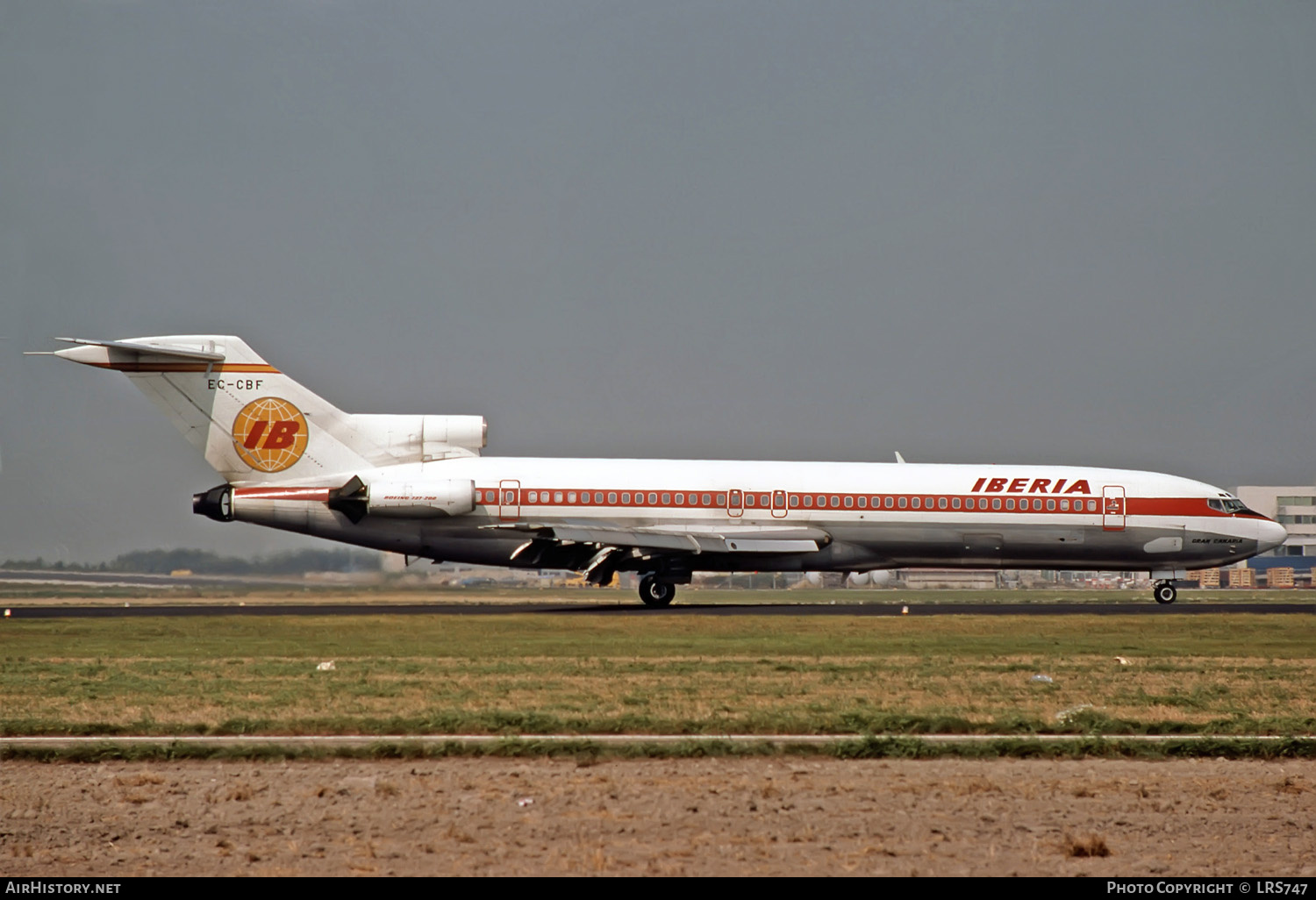 Aircraft Photo of EC-CBF | Boeing 727-256/Adv | Iberia | AirHistory.net #253958