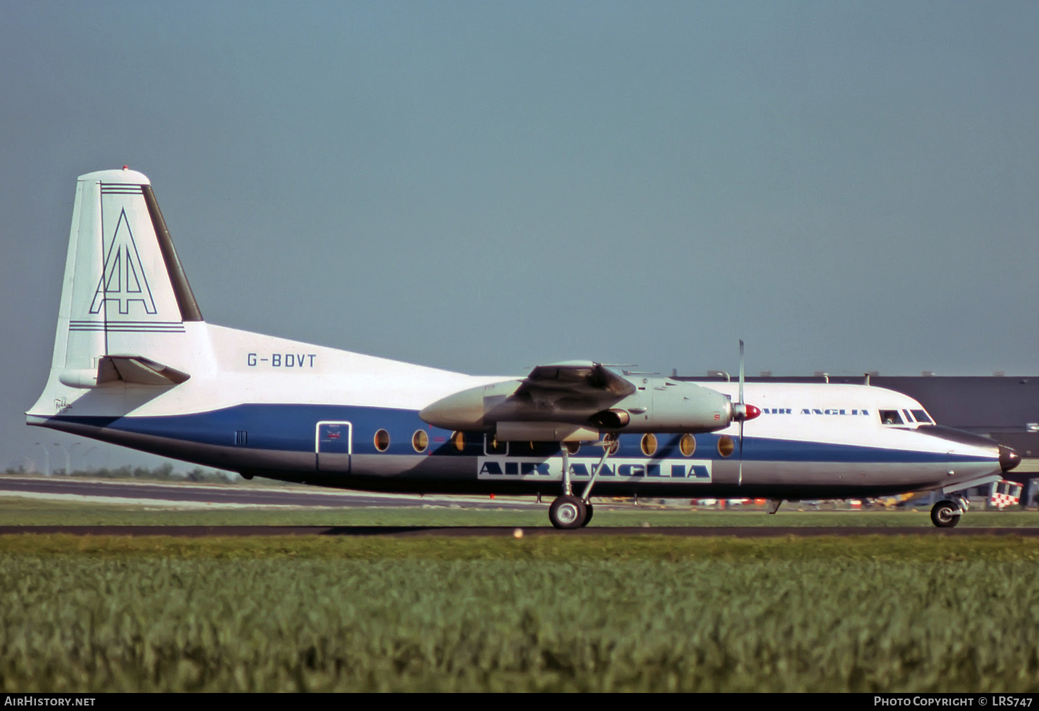 Aircraft Photo of G-BDVT | Fokker F27-200 Friendship | Air Anglia | AirHistory.net #253972