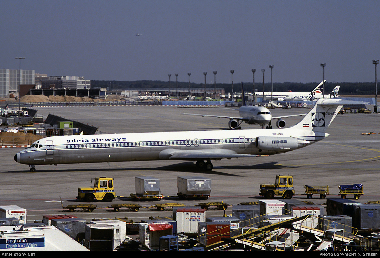Aircraft Photo of YU-ANG | McDonnell Douglas MD-82 (DC-9-82) | Adria Airways | AirHistory.net #254028