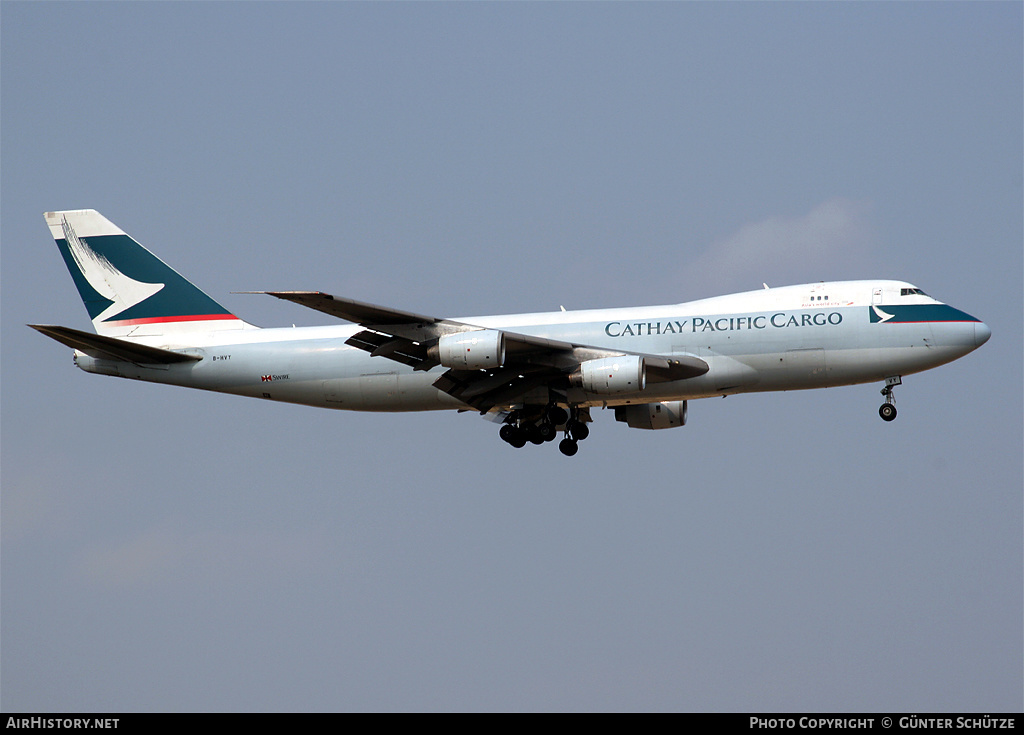 Aircraft Photo of B-HVY | Boeing 747-236F/SCD | Cathay Pacific Airways Cargo | AirHistory.net #254033