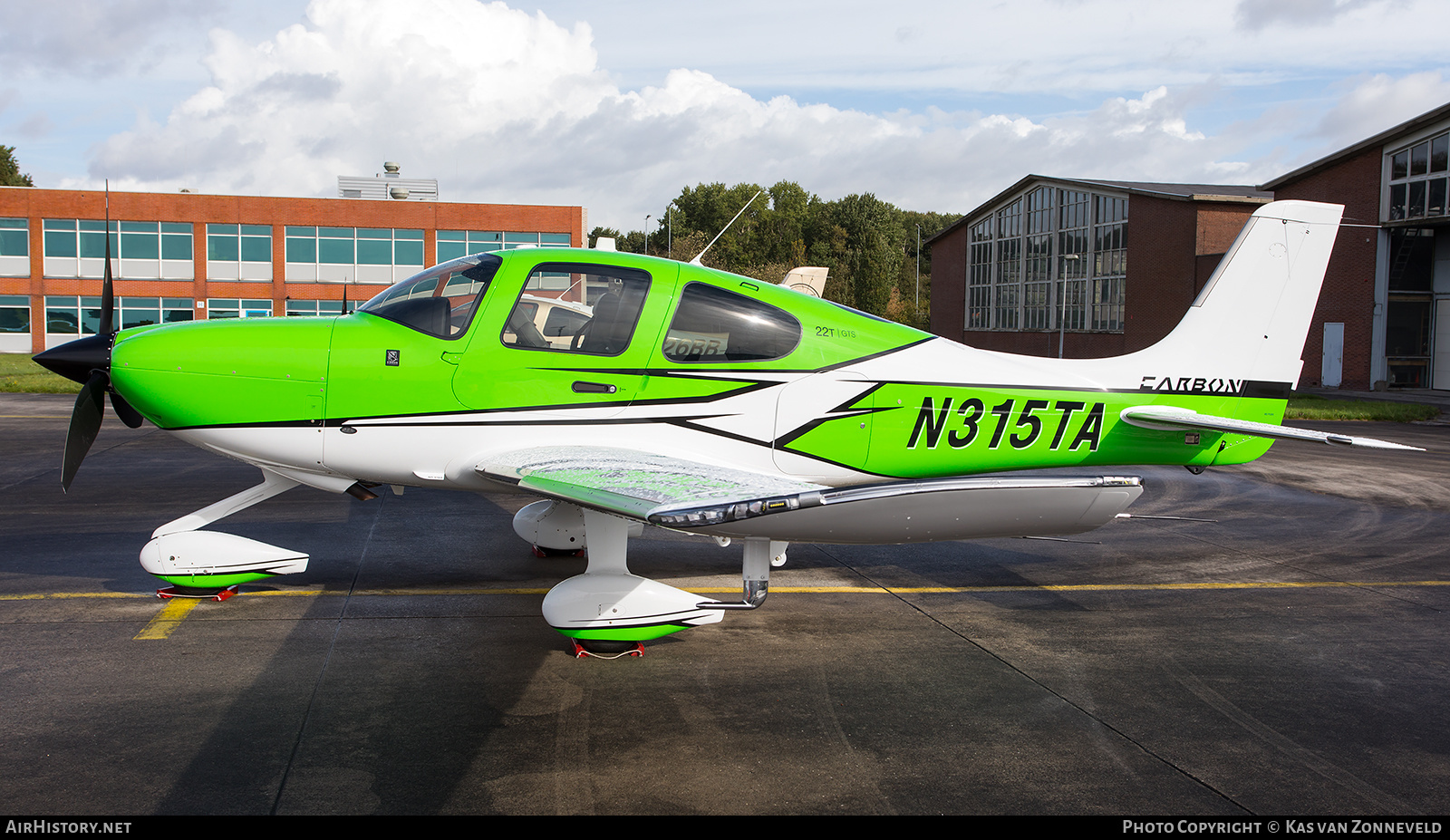 Aircraft Photo of N315TA | Cirrus SR-22T G6-GTS Carbon | AirHistory.net #254053