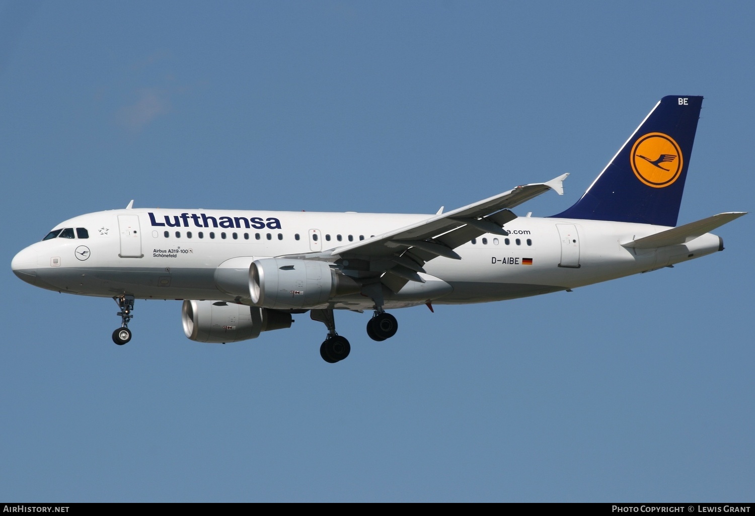 Aircraft Photo of D-AIBE | Airbus A319-112 | Lufthansa | AirHistory.net #254057