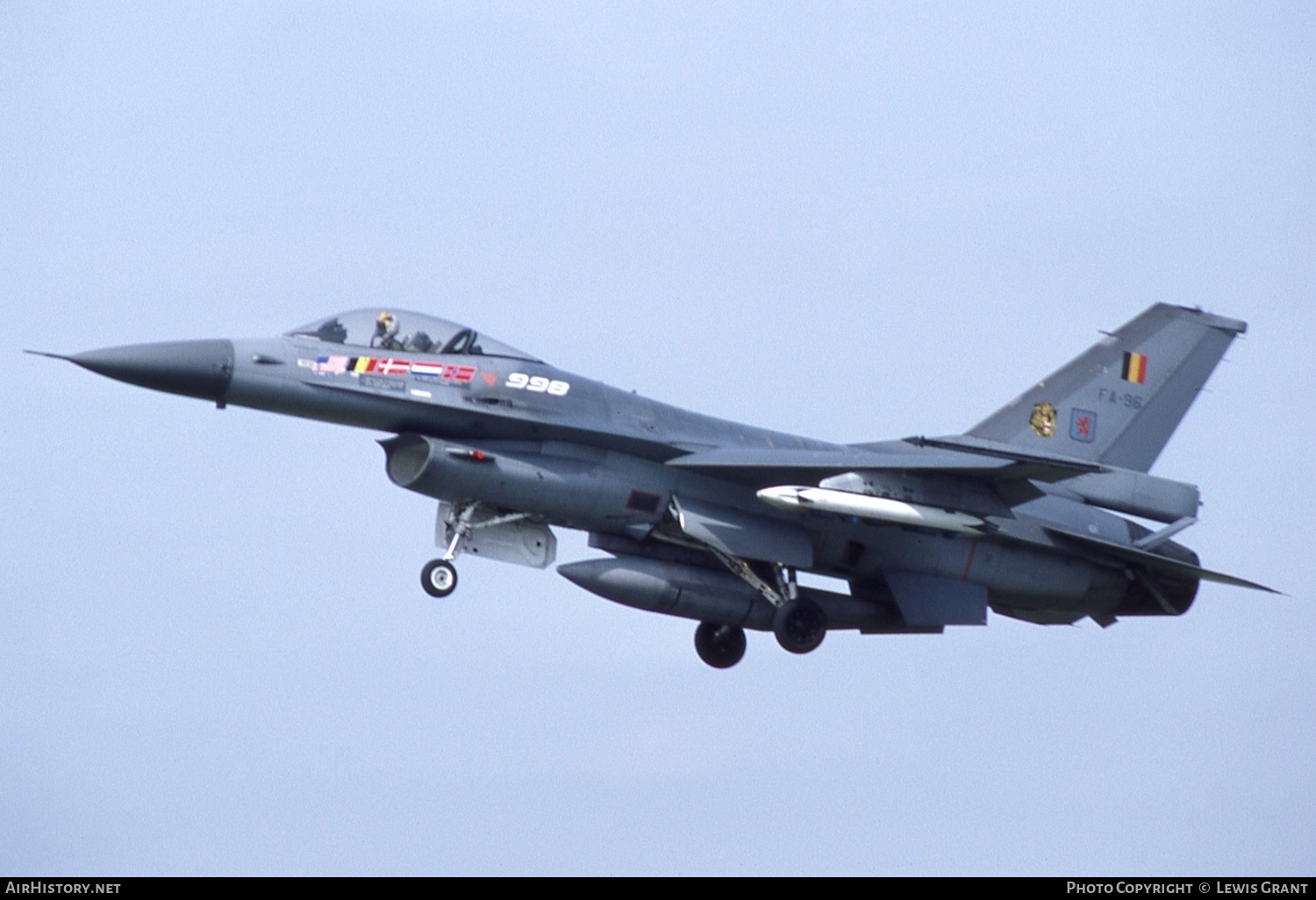 Aircraft Photo of FA-96 | General Dynamics F-16A Fighting Falcon | Belgium - Air Force | AirHistory.net #254059