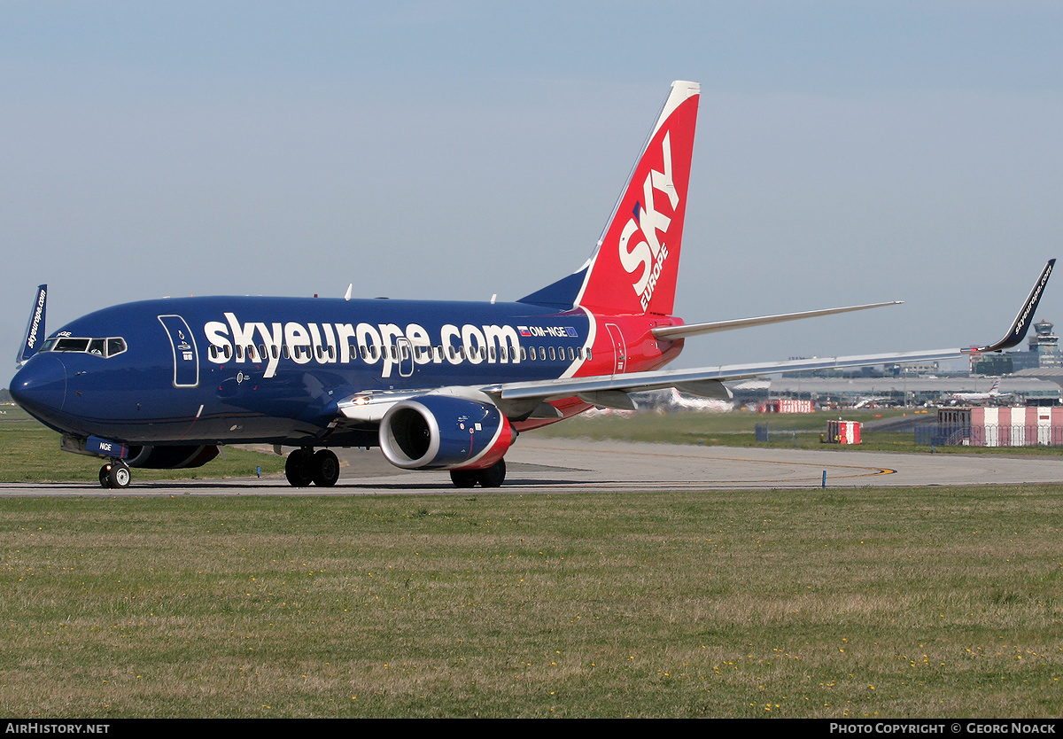 Aircraft Photo of OM-NGE | Boeing 737-76N | SkyEurope Airlines | AirHistory.net #254071