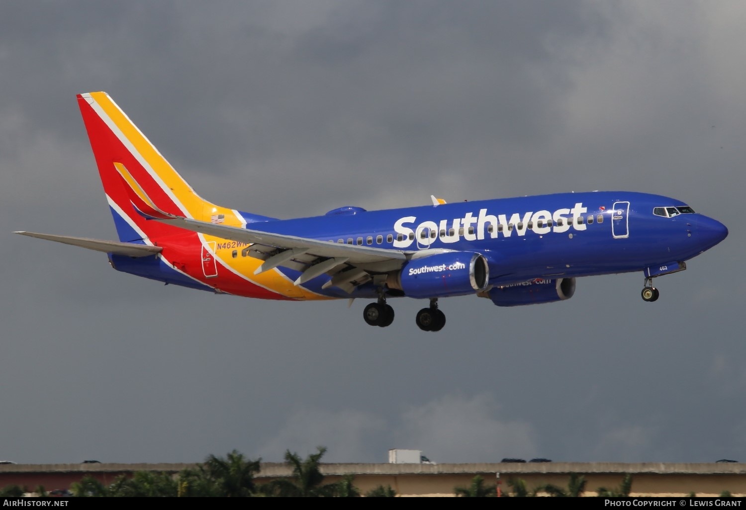 Aircraft Photo of N462WN | Boeing 737-7H4 | Southwest Airlines | AirHistory.net #254074