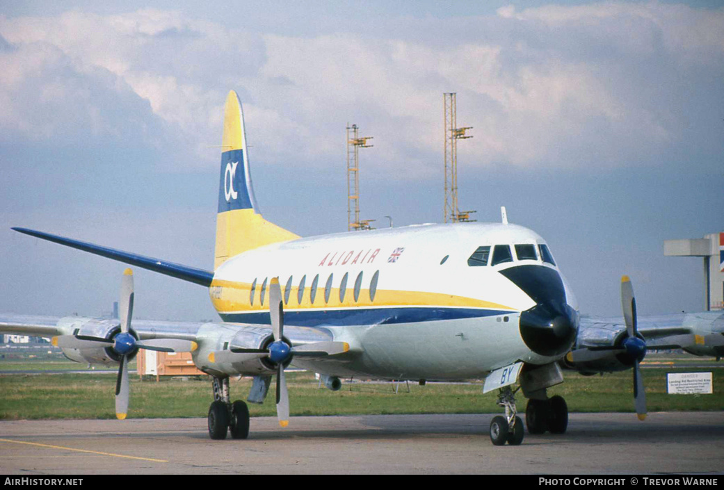 Aircraft Photo of G-ARBY | Vickers 708 Viscount | Alidair | AirHistory.net #254080