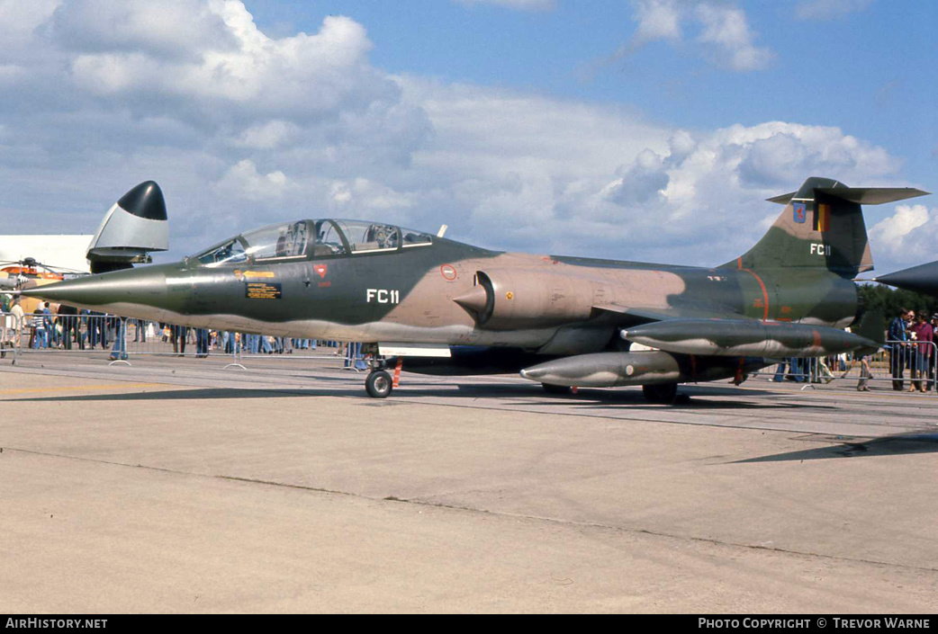 Aircraft Photo of FC11 | Lockheed TF-104G Starfighter | Belgium - Air Force | AirHistory.net #254081