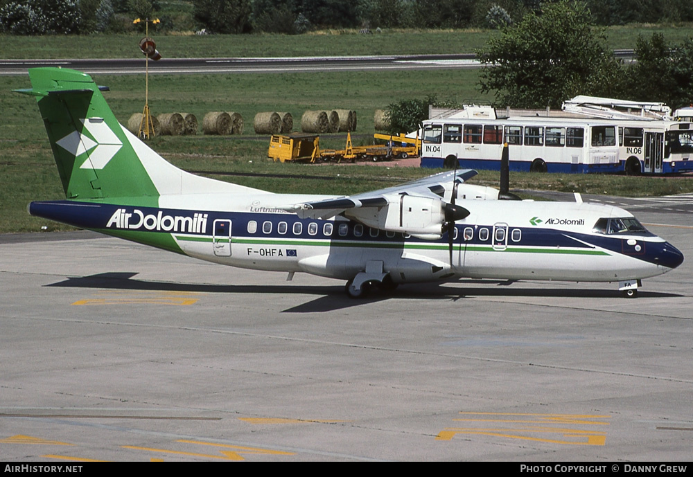 Aircraft Photo of F-OHFA | ATR ATR-42-320 | Air Dolomiti | AirHistory.net #254174