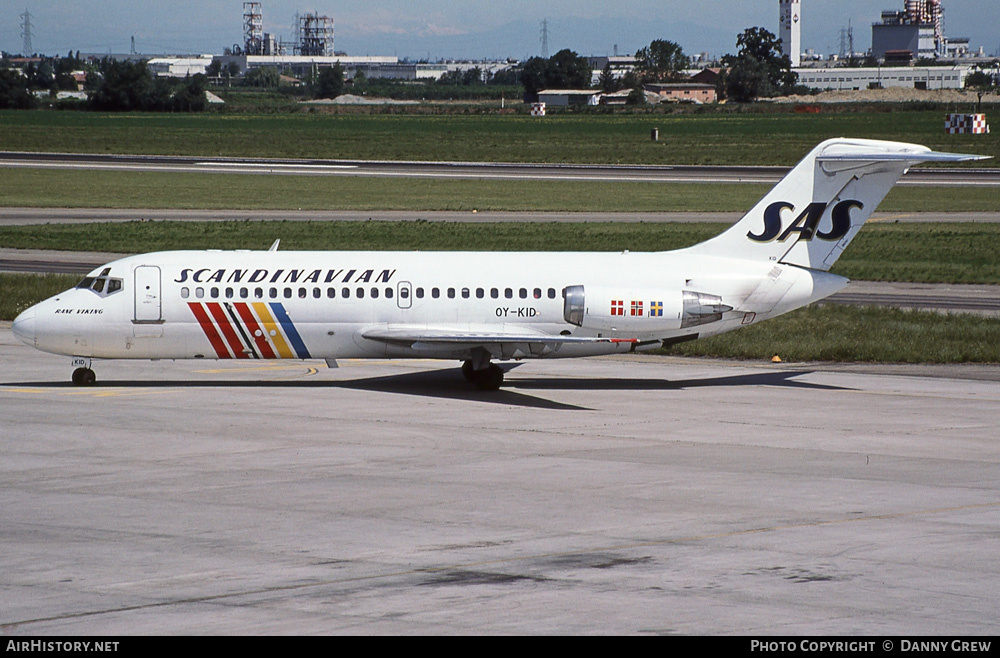 Aircraft Photo of OY-KID | McDonnell Douglas DC-9-21 | Scandinavian Airlines - SAS | AirHistory.net #254217